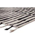 Nikki Chu by Jaipur Living Saville Handmade Tribal Black/ Ivory Area Rug (9'X12')