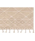 Nikki Chu by Jaipur Living Rhea Handmade Trellis Tan/ Ivory Area Rug 9'X12'