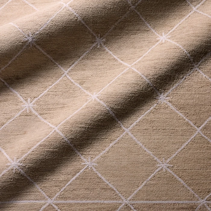 Nikki Chu by Jaipur Living Rhea Handmade Trellis Tan/ Ivory Area Rug 8'X10'