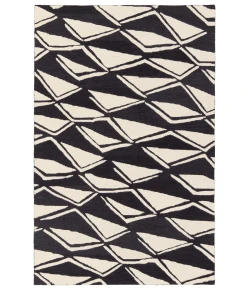 Nikki Chu Vera By Nikki Chu Black Vnk11 18 In. Swatch Square Rug