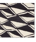 Nikki Chu Vera By Nikki Chu Black Vnk11 18 In. Swatch Square Rug