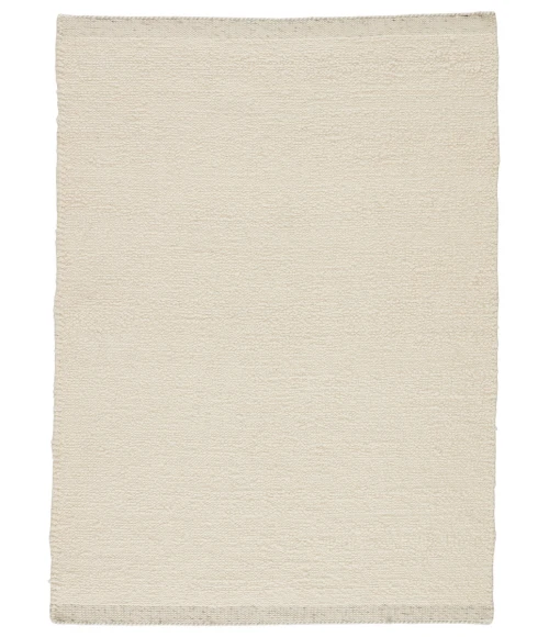 Jaipur Living Alondra Handmade Solid Cream/ Light Gray Area Rug (6'X9')
