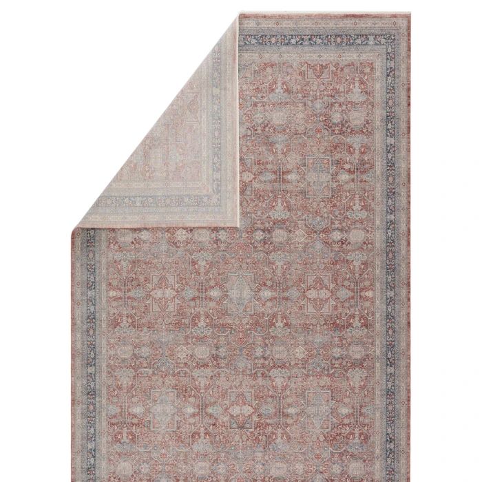 Jaipur Living Brinson Oriental Red/ Gray Runner Rug (3'X8')