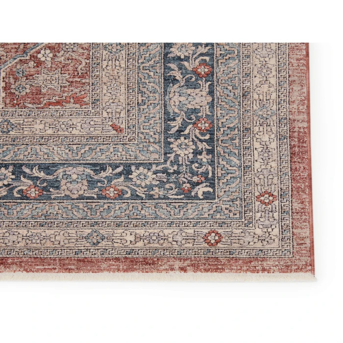 Jaipur Living Brinson Oriental Red/ Gray Runner Rug (3'X8')