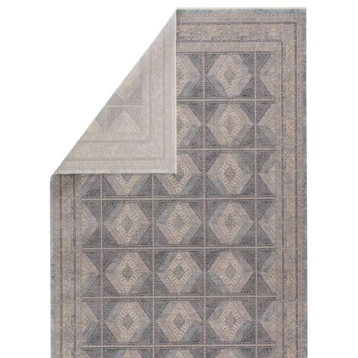 Jaipur Living Jamestown Trellis Blue/ Cream Runner Rug (3'X8')
