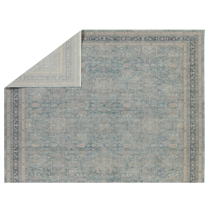 Jaipur Living Brinson Oriental Blue/ Taupe Area Rug 7'10"X9'10"