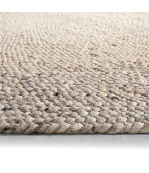 Jaipur Living Circadia Hand Woven Solid Tan / Beige Area Rug (10' RND)