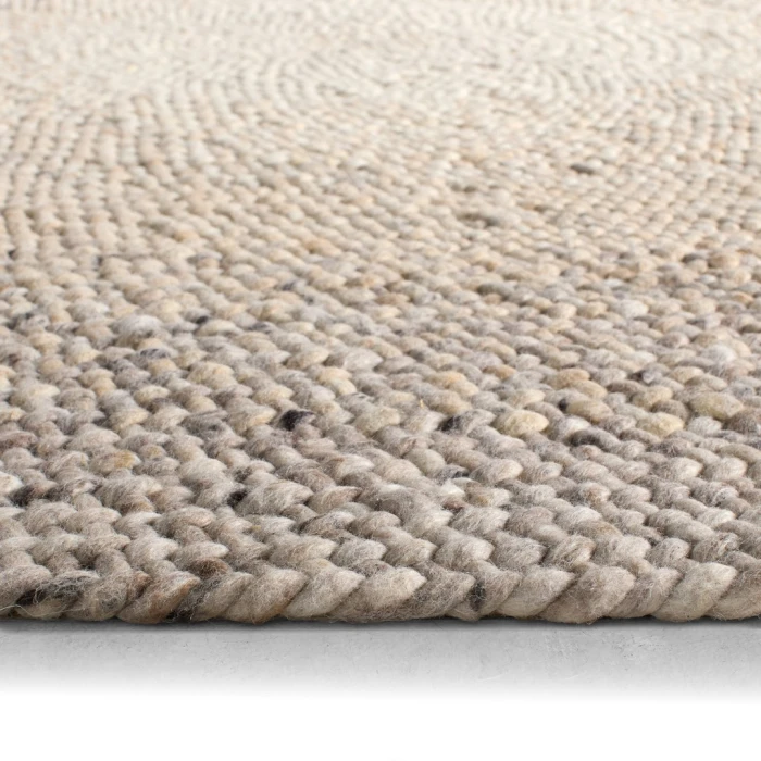 Jaipur Living Circadia Hand Woven Solid Tan / Beige Area Rug (10' RND)