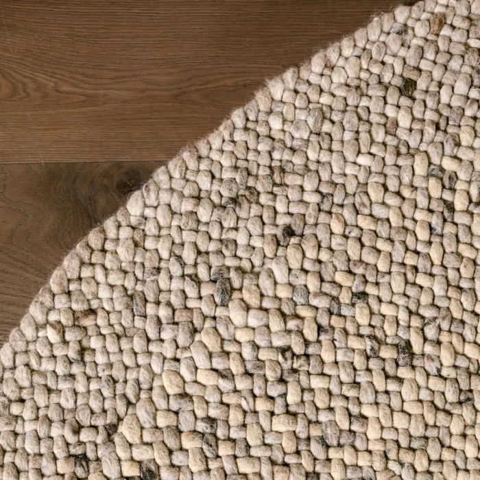 Jaipur Living Circadia Hand Woven Solid Tan / Beige Area Rug (10' RND)