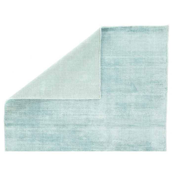 Jaipur Living Yasmin Handmade Solid Aqua Area Rug (5'X8')