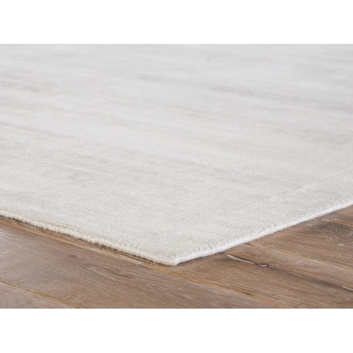 Jaipur Living Yasmin Handmade Solid White Area Rug (8'X10')