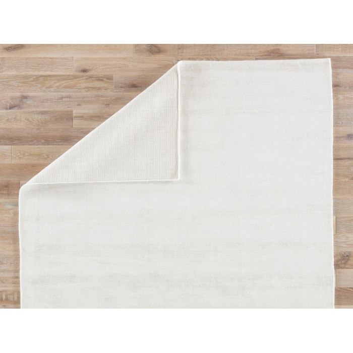 Jaipur Living Yasmin Handmade Solid White Area Rug (8'X10')