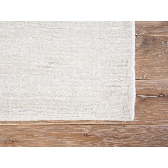 Jaipur Living Yasmin Handmade Solid White Area Rug (8'X10')