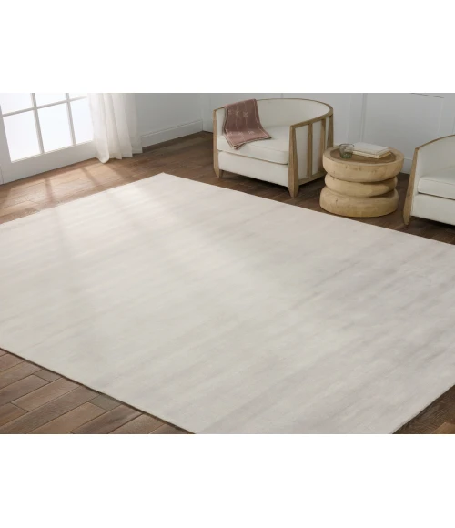Jaipur Living Yasmin Handmade Solid White Area Rug (12'X15')