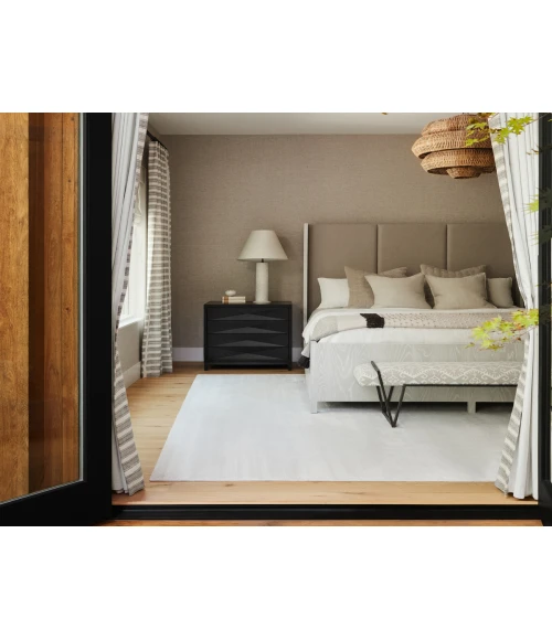 Jaipur Living Yasmin Handmade Solid White Runner Rug 3'X12'