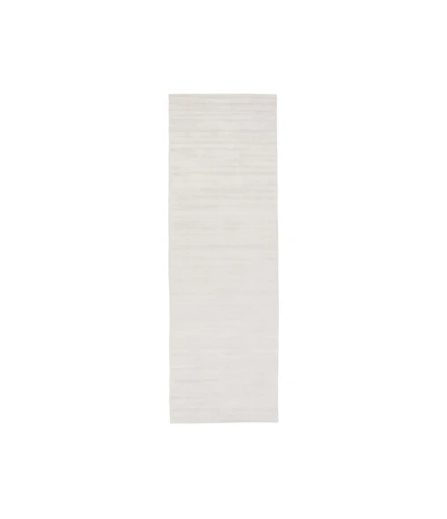 Jaipur Living Yasmin Handmade Solid White Runner Rug 3'X12'