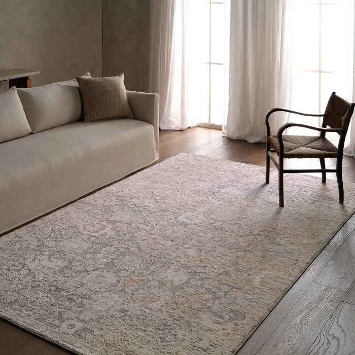 Jaipurliving Zarif Tanbeige Zar02 6 Ft. X 9 Ft. Rect. Rug
