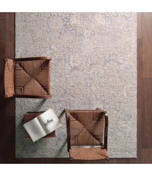 Jaipurliving Zarif Tanbeige Zar02 6 Ft. X 9 Ft. Rect. Rug