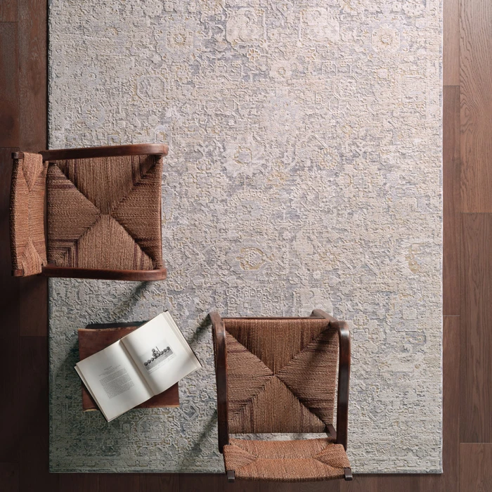 Jaipurliving Zarif Tanbeige Zar02 6 Ft. X 9 Ft. Rect. Rug