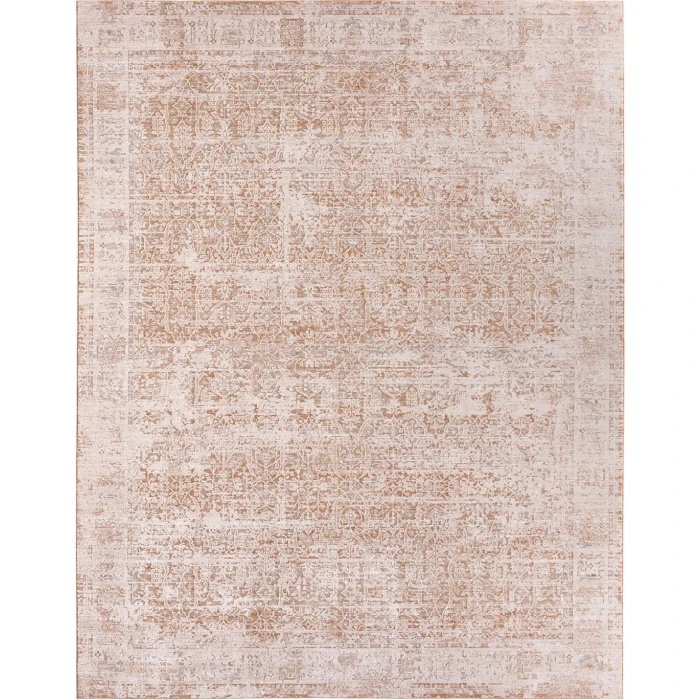 Jaipurliving Zarif Tanbeige Zar04 18 In. Swatch Rect. Rug