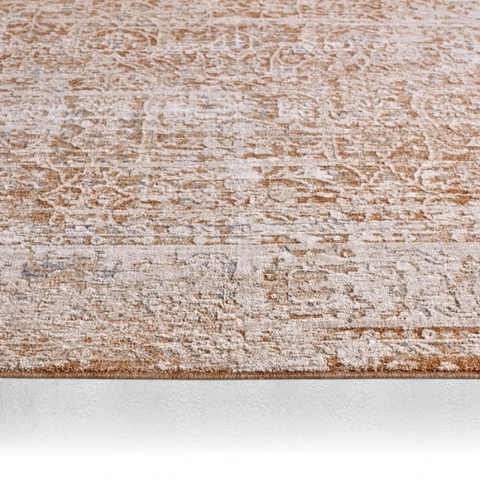 Jaipurliving Zarif Tanbeige Zar04 18 In. Swatch Rect. Rug