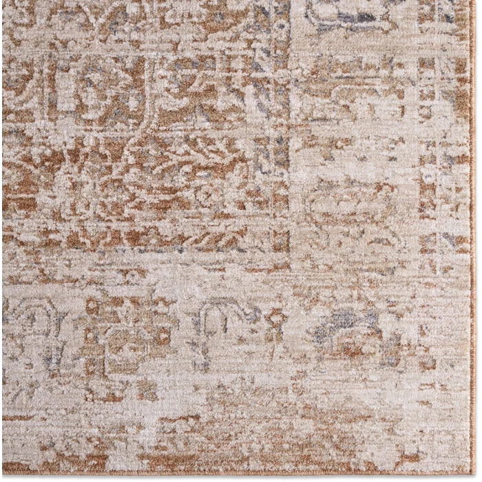 Jaipurliving Zarif Tanbeige Zar04 18 In. Swatch Rect. Rug