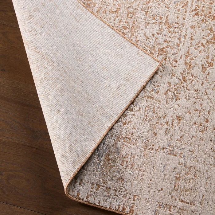 Jaipur Living Arya ZAR04 Oriental Gold and Cream Runner Rug (3'X9')
