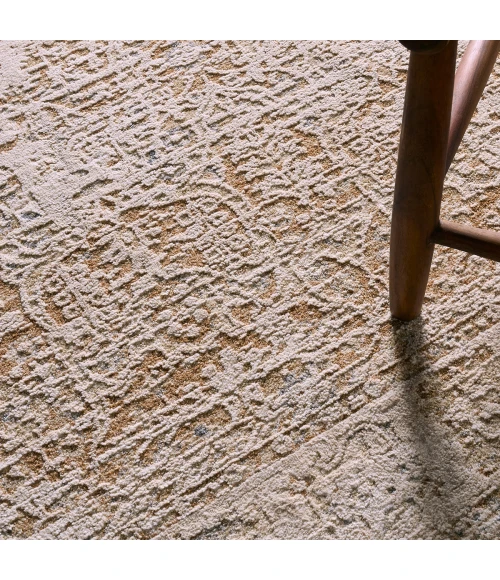 Jaipurliving Zarif Tanbeige Zar04 6 Ft. X 9 Ft. Rect. Rug