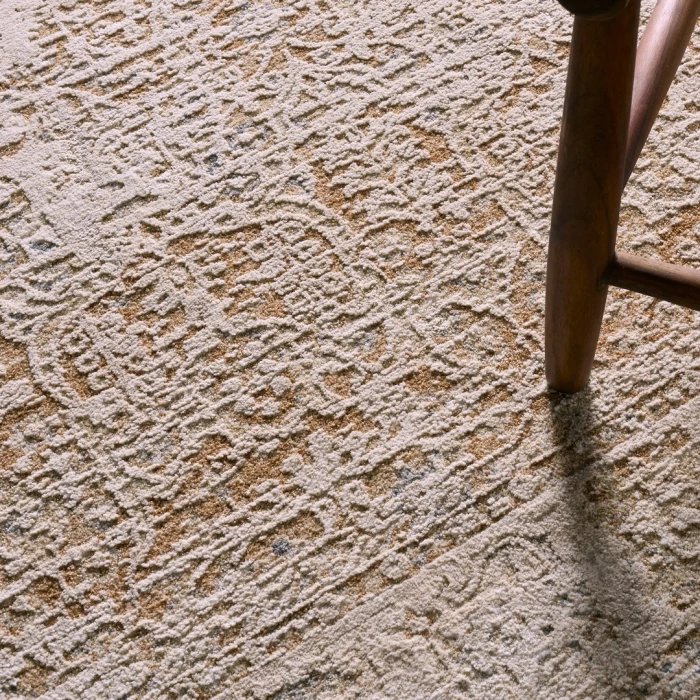 Jaipurliving Zarif Tanbeige Zar04 18 In. Swatch Rect. Rug