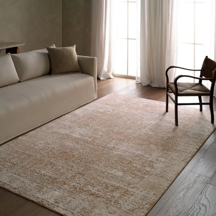 Jaipurliving Zarif Tanbeige Zar04 18 In. Swatch Rect. Rug