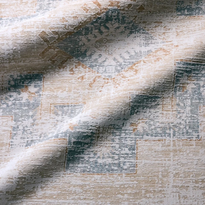 Jaipur Living Orin ZAR06 Medallion Tan/Blue Area Rug (6'X9')