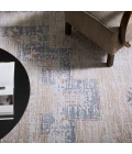 Jaipur Living Orin ZAR06 Medallion Tan/Blue Area Rug (18" Swatch)