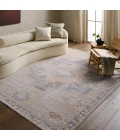 Jaipur Living Orin ZAR06 Medallion Tan/Blue Area Rug (18" Swatch)