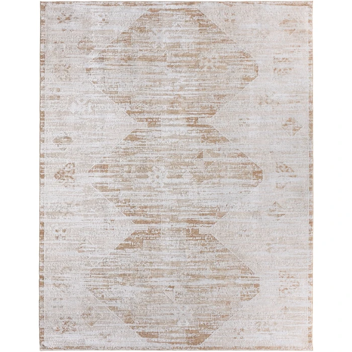 Jaipur Living Pandra ZAR07 Geometric Tan/Ivory Area Rug (18" Swatch)
