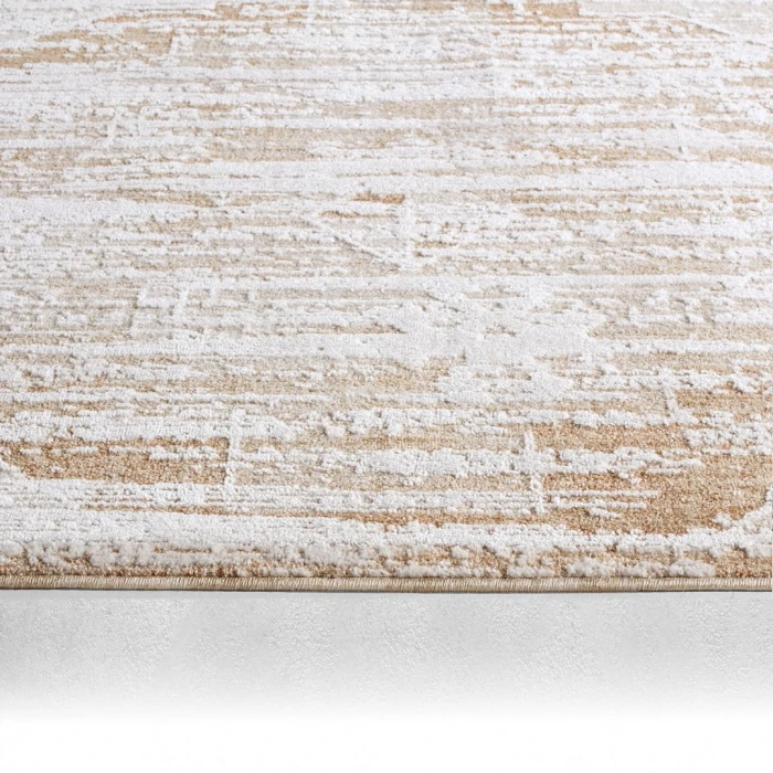 Jaipur Living Pandra ZAR07 Geometric Tan/Ivory Area Rug (18" Swatch)