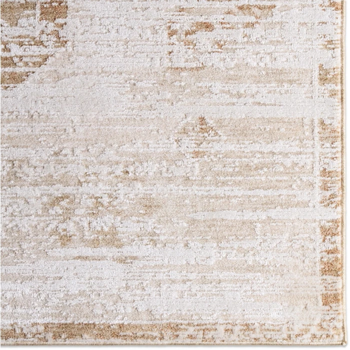 Jaipur Living Pandra ZAR07 Geometric Tan/Ivory Area Rug (18" Swatch)