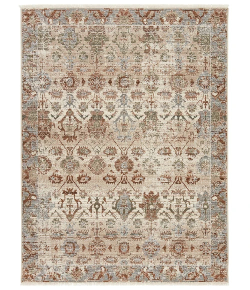 Vibe by Jaipur Living Luana Oriental Beige/ Rust Area Rug (5'X8')