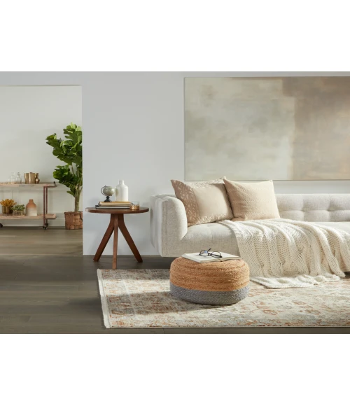 Vibe by Jaipur Living Luana Oriental Beige/ Rust Area Rug (5'X8')