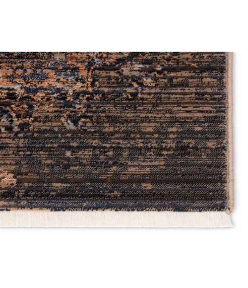 Vibe by Jaipur Living Enyo Medallion Dark Blue/ Gold Area Rug (8'X10'6")