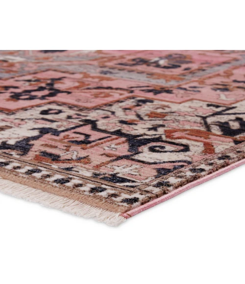 Vibe by Jaipur Living Bellona Medallion Pink/ Gray Area Rug (5'X8')