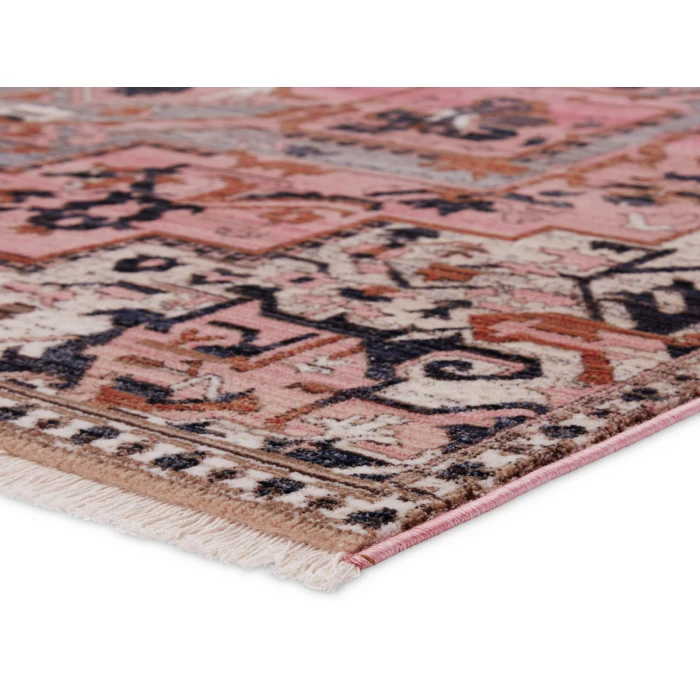 Vibe by Jaipur Living Bellona Medallion Pink/ Gray Area Rug (8'X10'6")