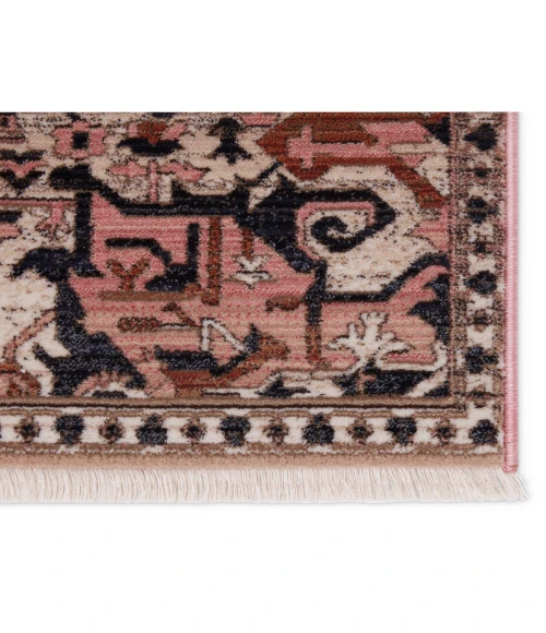 Vibe by Jaipur Living Bellona Medallion Pink/ Gray Area Rug (5'X8')