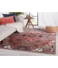 Vibe by Jaipur Living Bellona Medallion Pink/ Gray Area Rug (5'X8')
