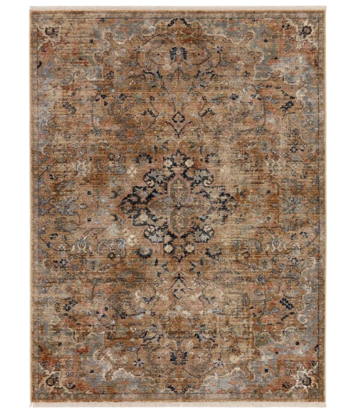 Vibe by Jaipur Living Amena Medallion Gold/ Gray Area Rug (8'X10'6")