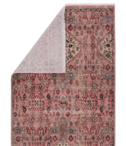 Vibe by Jaipur Living Kerta Medallion Pink/ Beige Area Rug (5'X8')