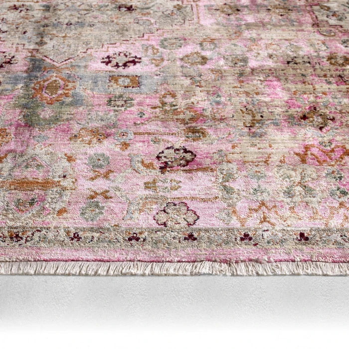 Jaipur Living Zefira Pink ZFA10 18 in. Swatch Square Rug