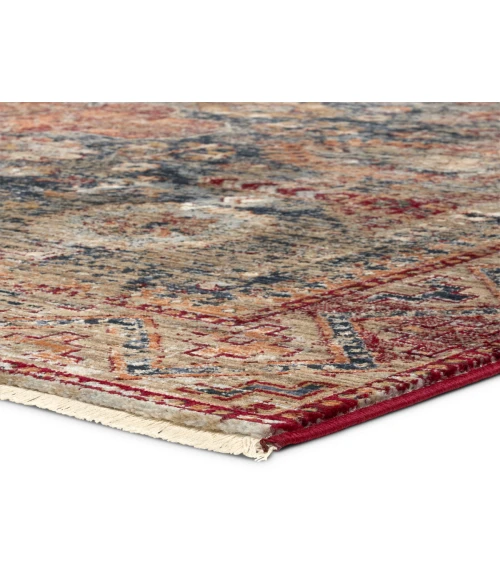 Vibe by Jaipur Living Razia Medallion Navy/ Red Area Rug (8'X10'6")