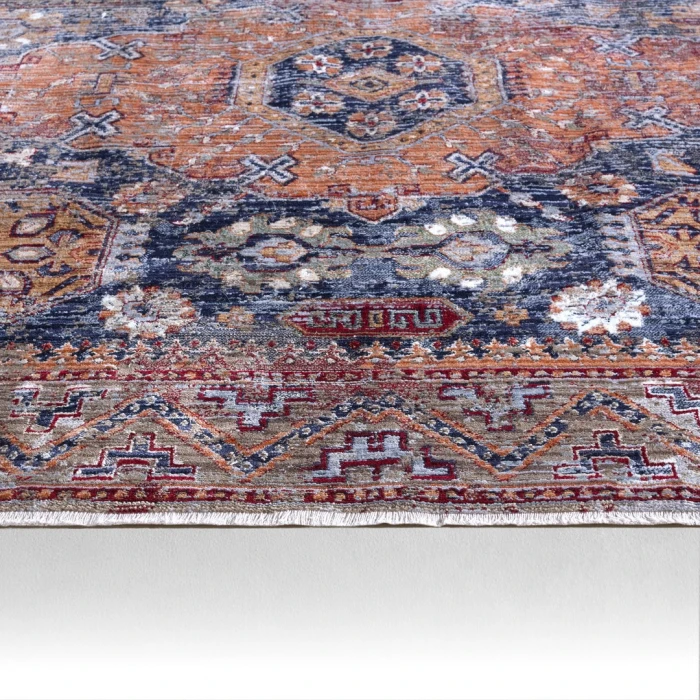 Jaipur Living Zefira Navy ZFA12 18 in. Swatch Square Rug