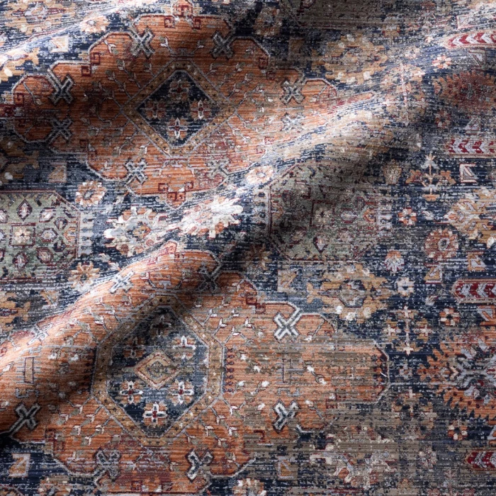 Jaipur Living Zefira Navy ZFA12 18 in. Swatch Square Rug