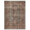 Vibe by Jaipur Living Zefira Zakaria ZFA16 Red - Blue 5 ft. X 8 ft. Rectangle Rug
